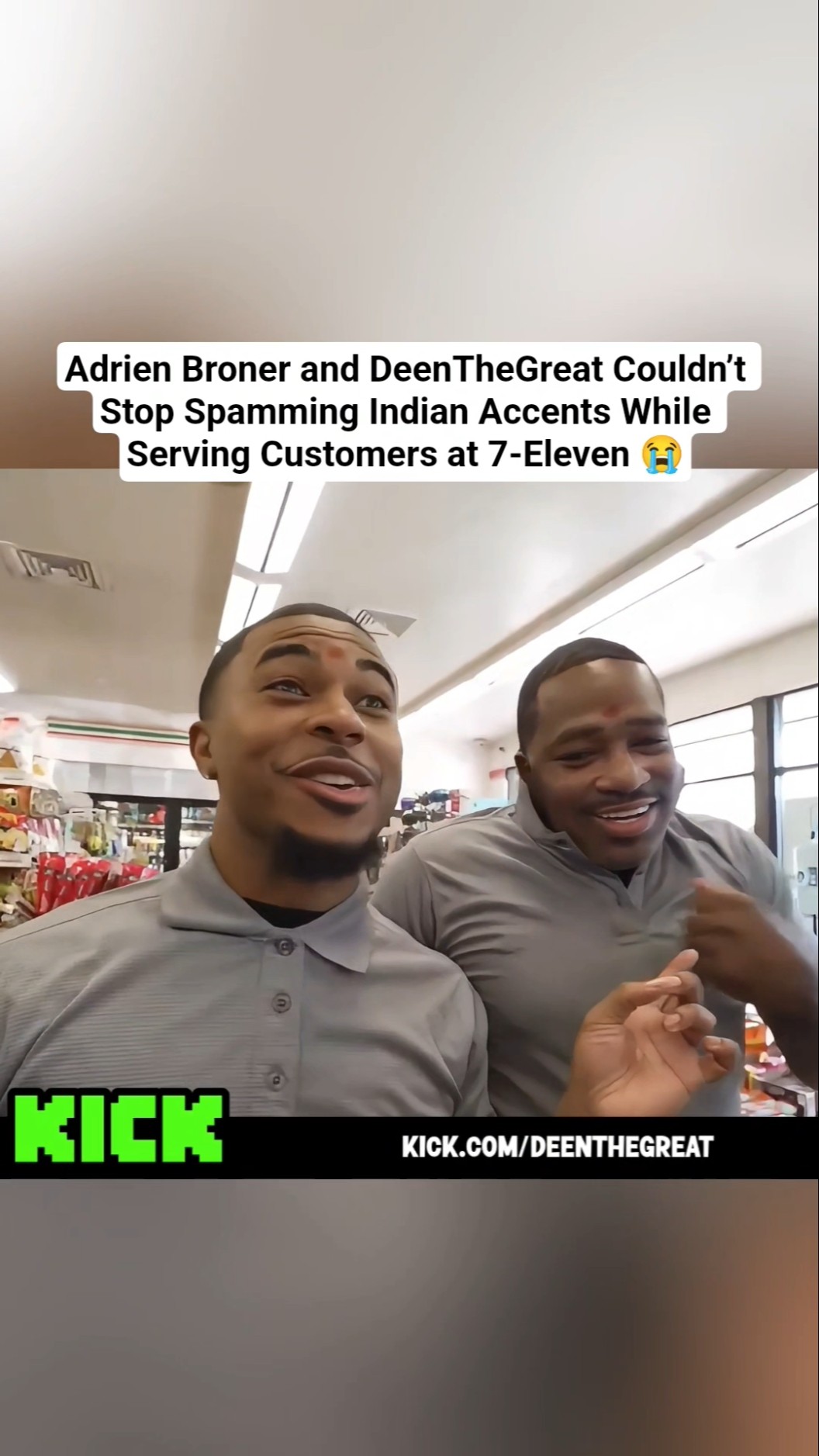 Thumbnail for the Adrien Broner and Deen 7-Eleven YouTube Short